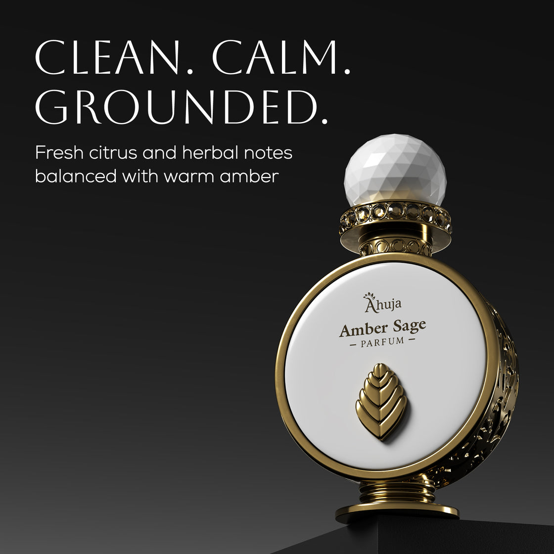Amber Sage by AHUJA 3.4oz Parfum Spray for UNISEX