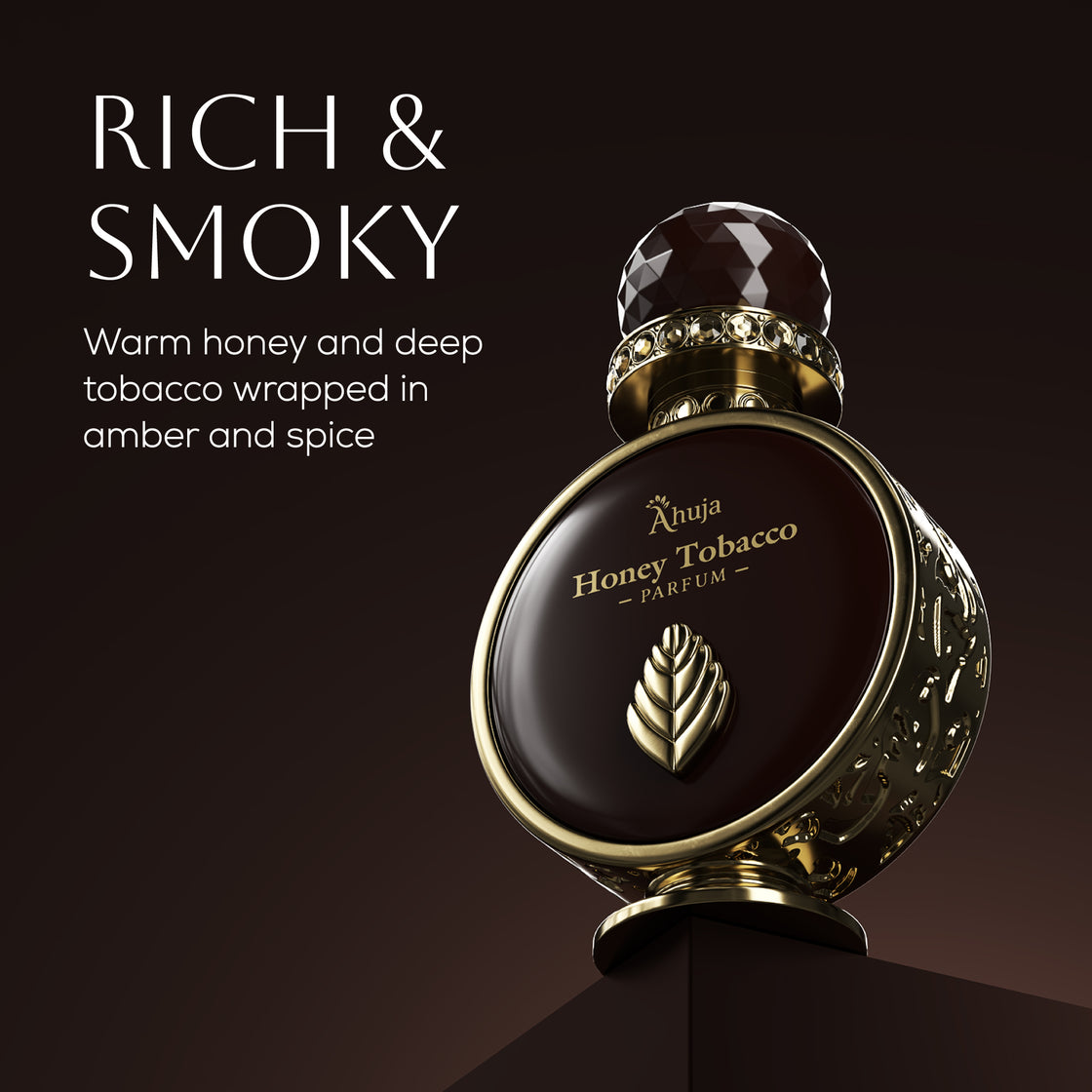 Honey Tobacco by Ahuja 3.4oz Parfum Spray for UNISEX