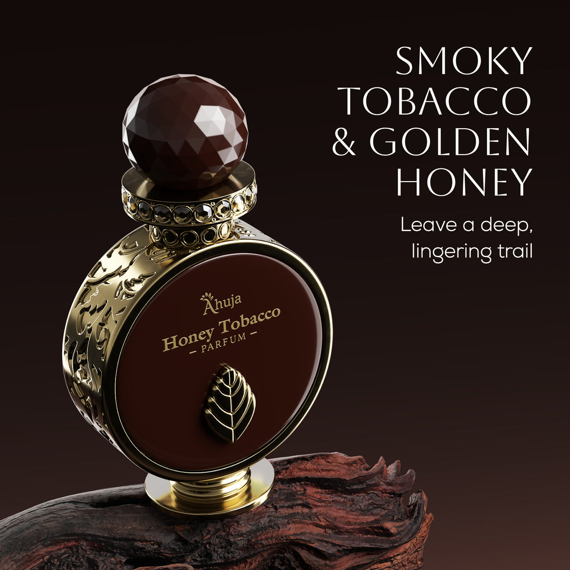 Honey Tobacco by Ahuja 3.4oz Parfum Spray for UNISEX